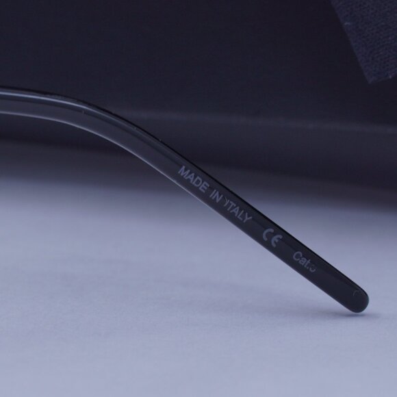 Saint Laurent SL388/K WIRE 001 Square Sunglasses - Silver/Grey - Picture 6 of 11